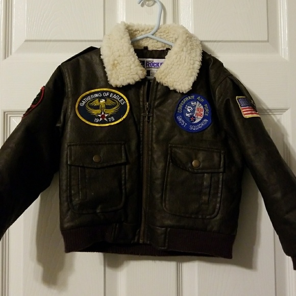 - Brown military flight bomber Jacket. - Picture 4 of 11